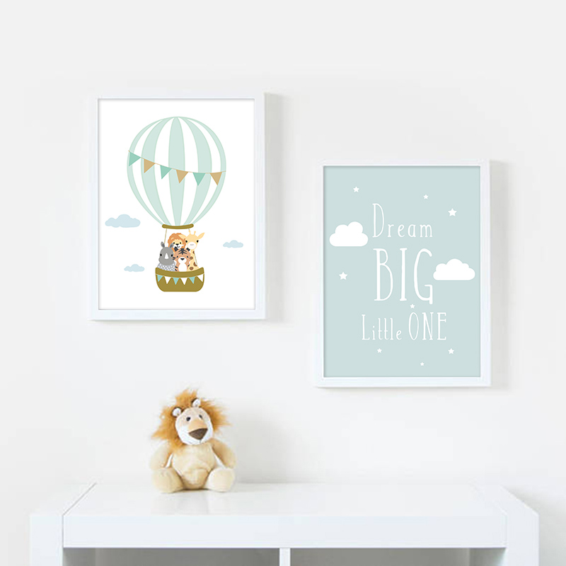 Balloon Moon Nursery Poster Wa - Baby Nursery Quotes incelemesi ve fiyatı