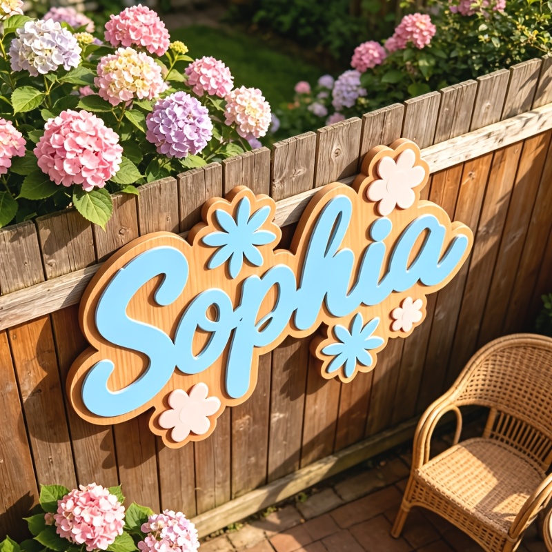 Personalized Floral Themed Nam - Baby Nursery Name incelemesi ve fiyatı