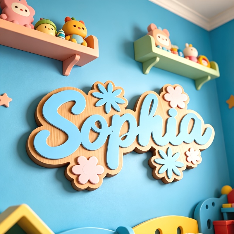 Personalized Floral Themed Nam - Baby Nursery Name incelemesi ve fiyatı
