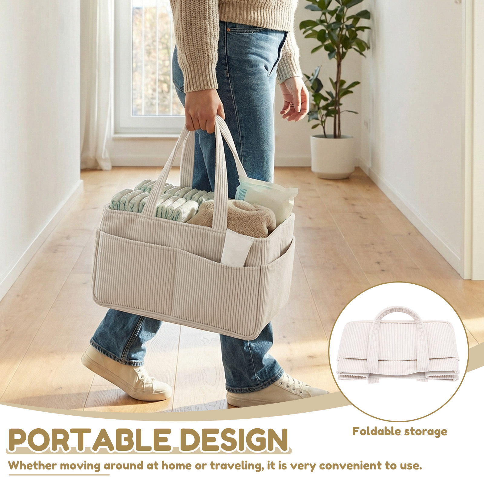 Baby Diaper Caddy Organizer Po - Baby Nursery Organiser incelemesi ve fiyatı