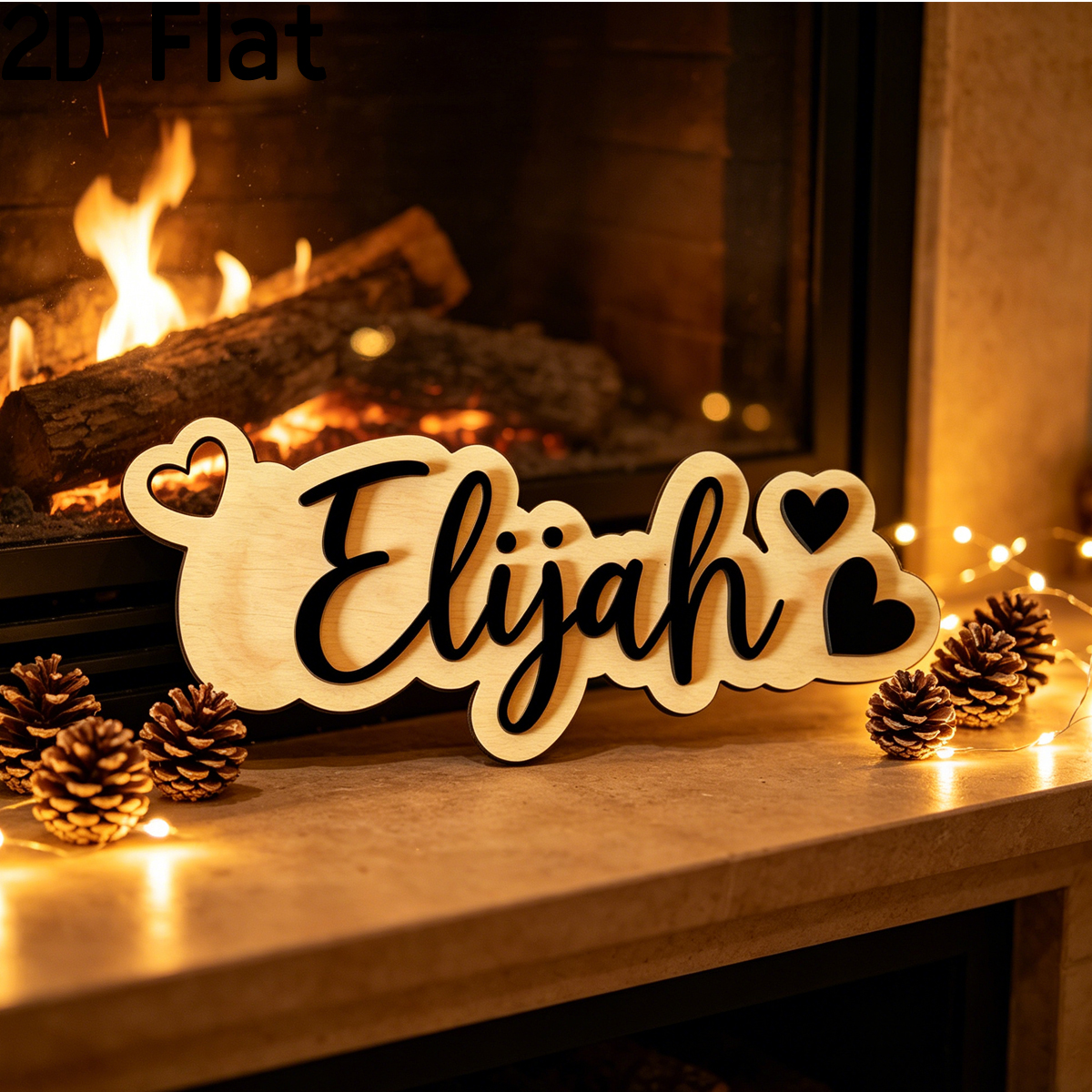 1Pc Custom Love Decor Wooden A - Baby Nursery Wall Decor incelemesi ve fiyatı