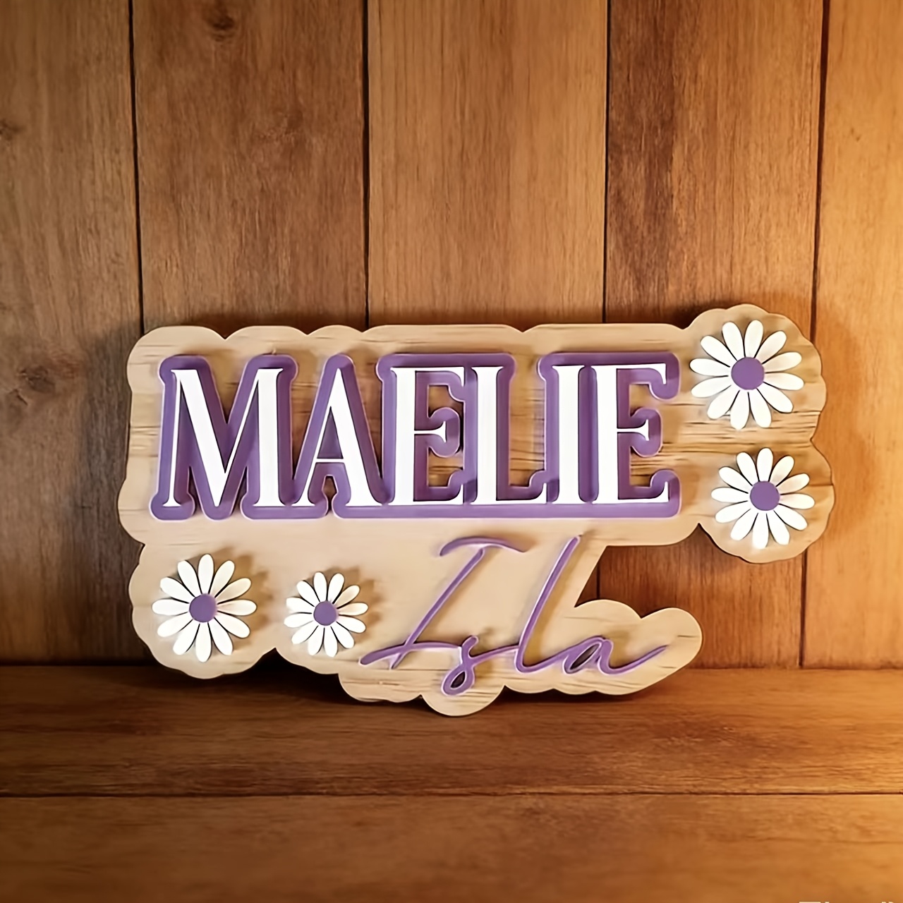 Customizable Daisy Accent Doub - Baby Nursery Accent Wall incelemesi ve fiyatı