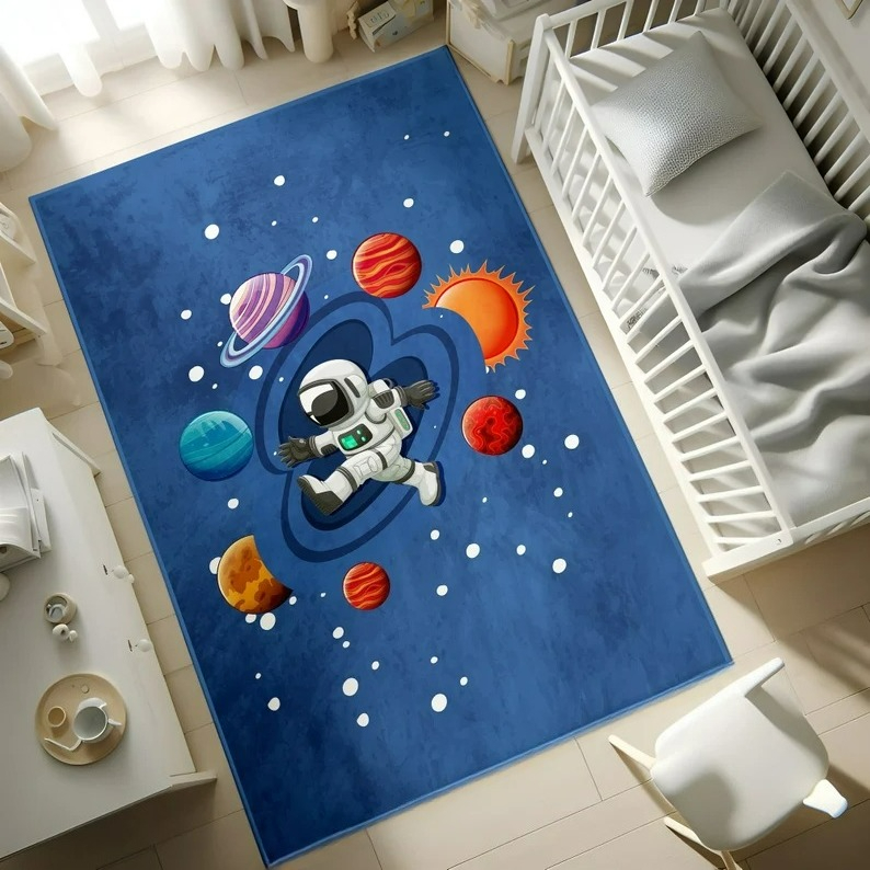 Cartoon Universe Carpet Astron - Baby Nursery Rug incelemesi ve fiyatı