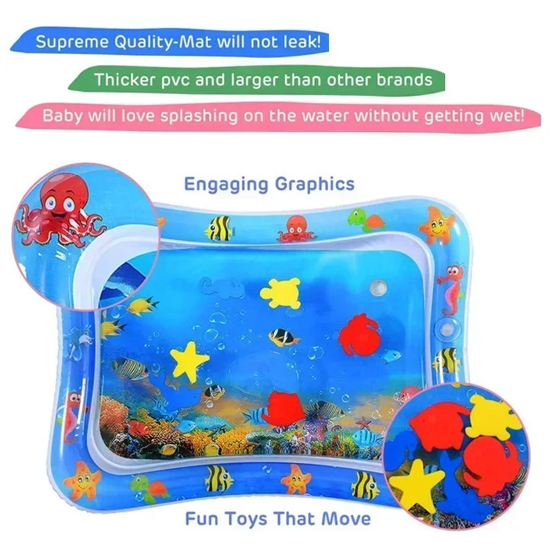 Baby Water Play Mat PVC Inflat - Baby Nursery Pillow incelemesi ve fiyatı