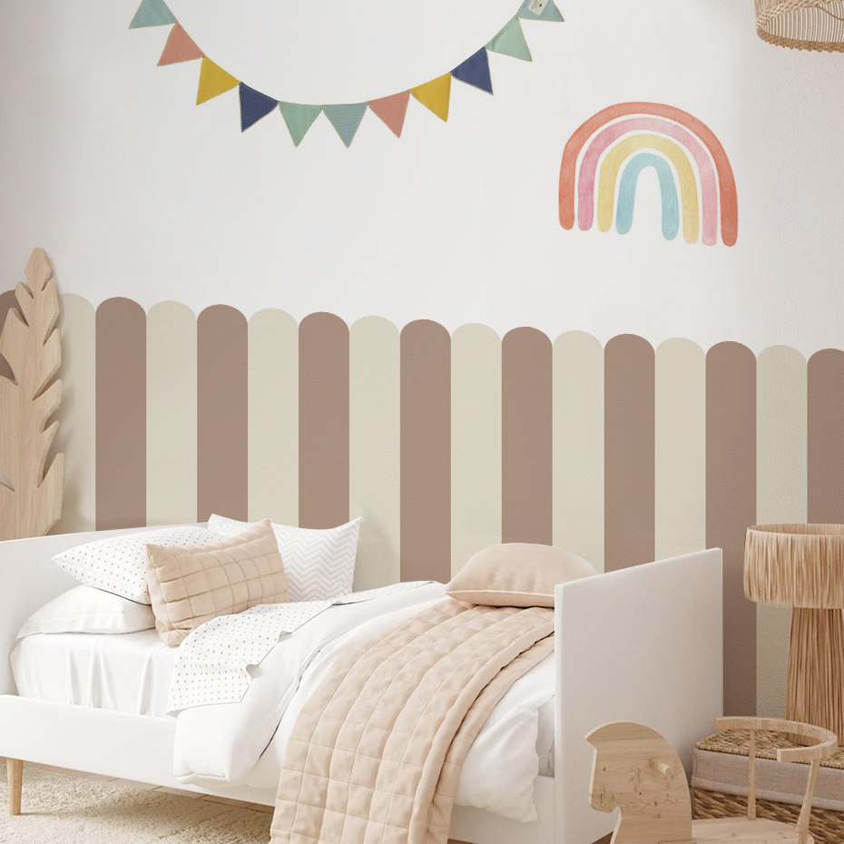 Multicolor Vertical Striped Ar - Baby Nursery Wall Decor incelemesi ve fiyatı