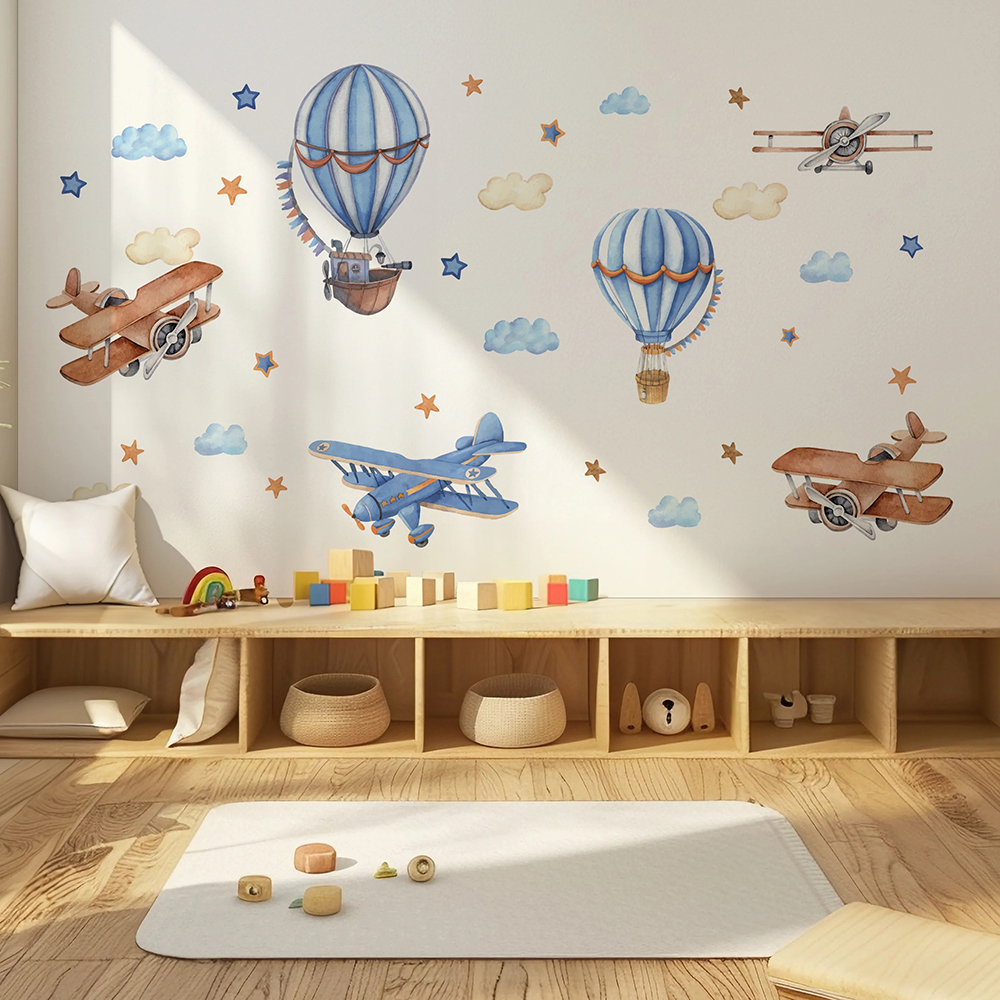 Cartoon Airplanes Hot Airballo - Baby Nursery Needs incelemesi ve fiyatı