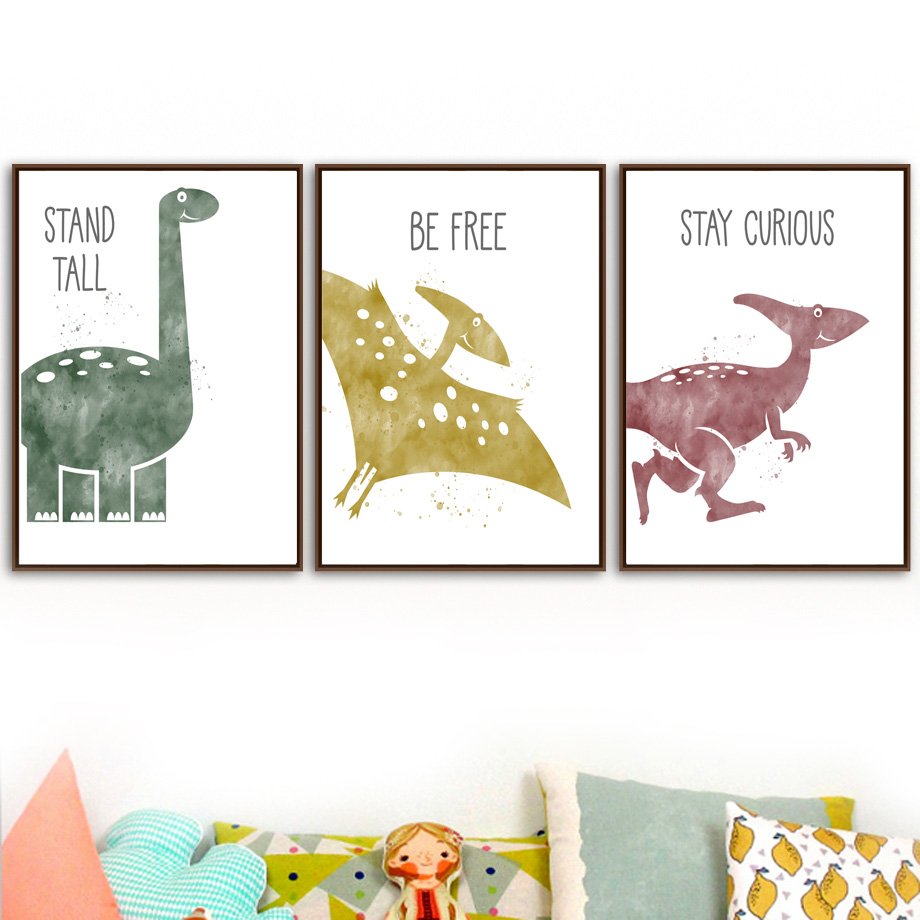 Cute Dinosaur Cartoon Animal Q - Baby Nursery Quotes incelemesi ve fiyatı
