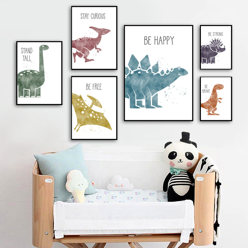 Cute Dinosaur Cartoon Animal Q - Baby Nursery Quotes incelemesi ve fiyatı